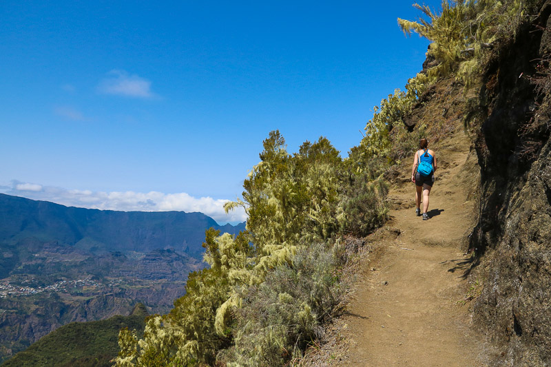 Trekking around Cilaos