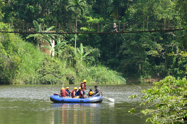 Rafting on Kelani River