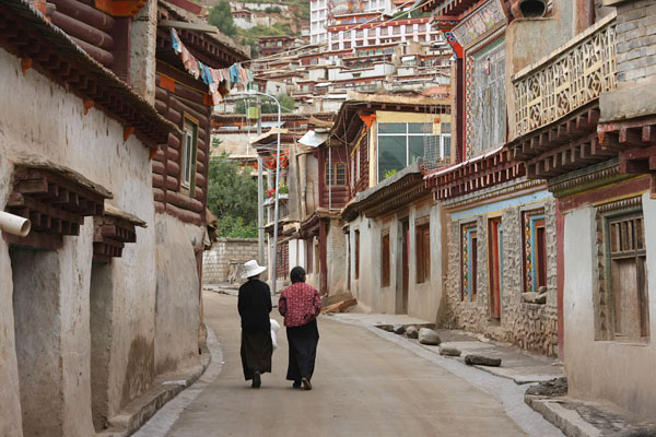 Tibetan quarter in Ganzi