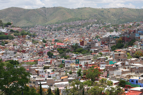 birdview of Guanajuato