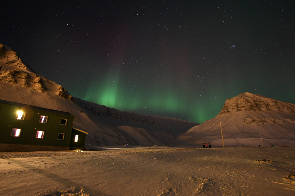 Northern lights on Svalbard