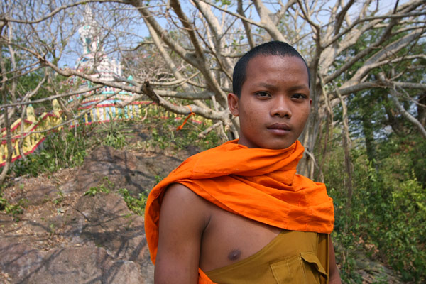 cambodian monk