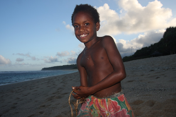 Young Vanuatu girl