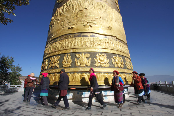 largest prayer wheel